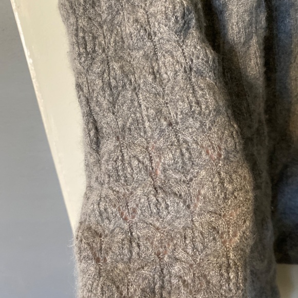 - Beautiful hooded cardigan 100% cashmere Cynthia Rowley size M - Picture 3 of 5